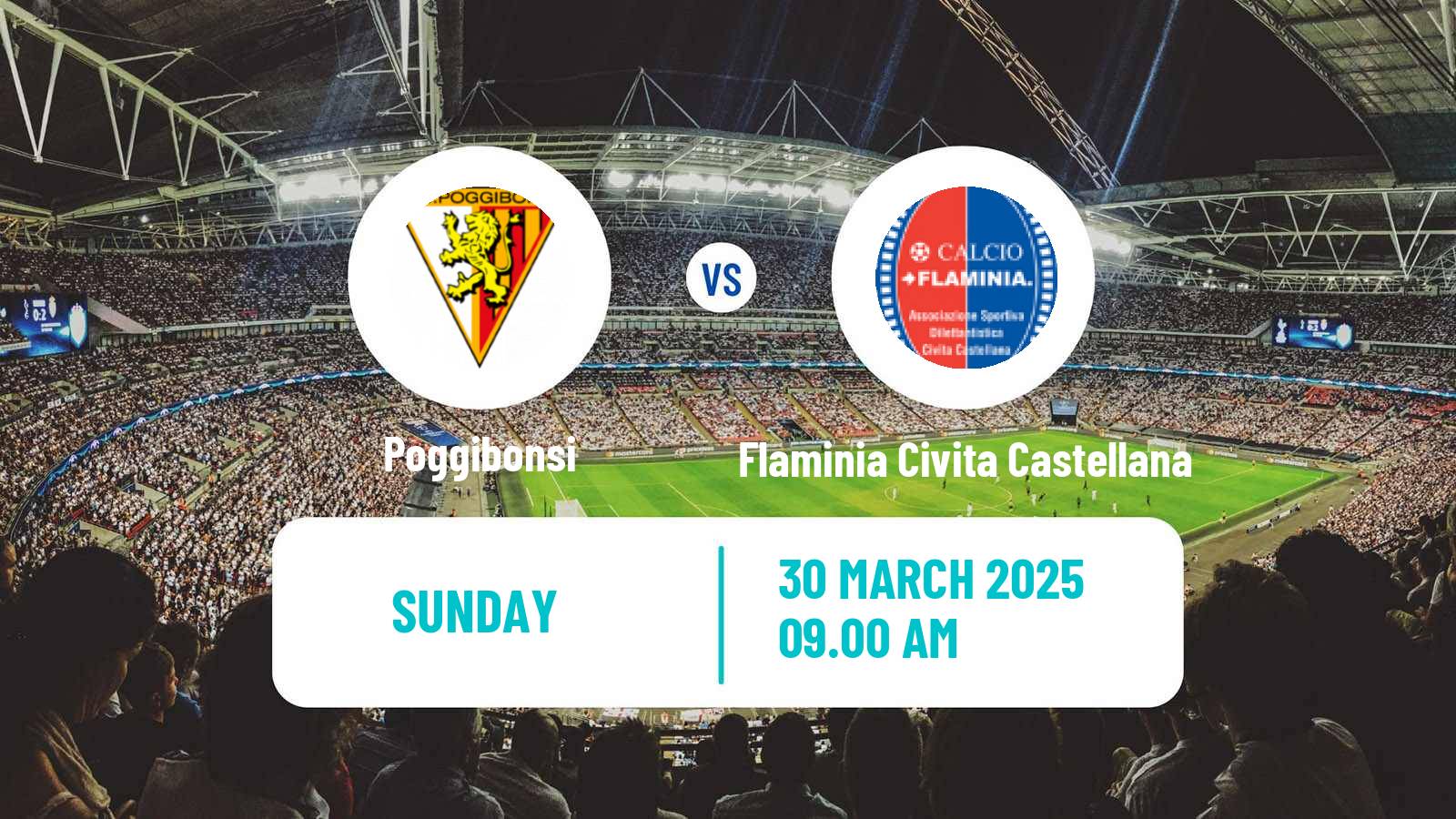 Soccer Italian Serie D - Group E Poggibonsi - Flaminia Civita Castellana