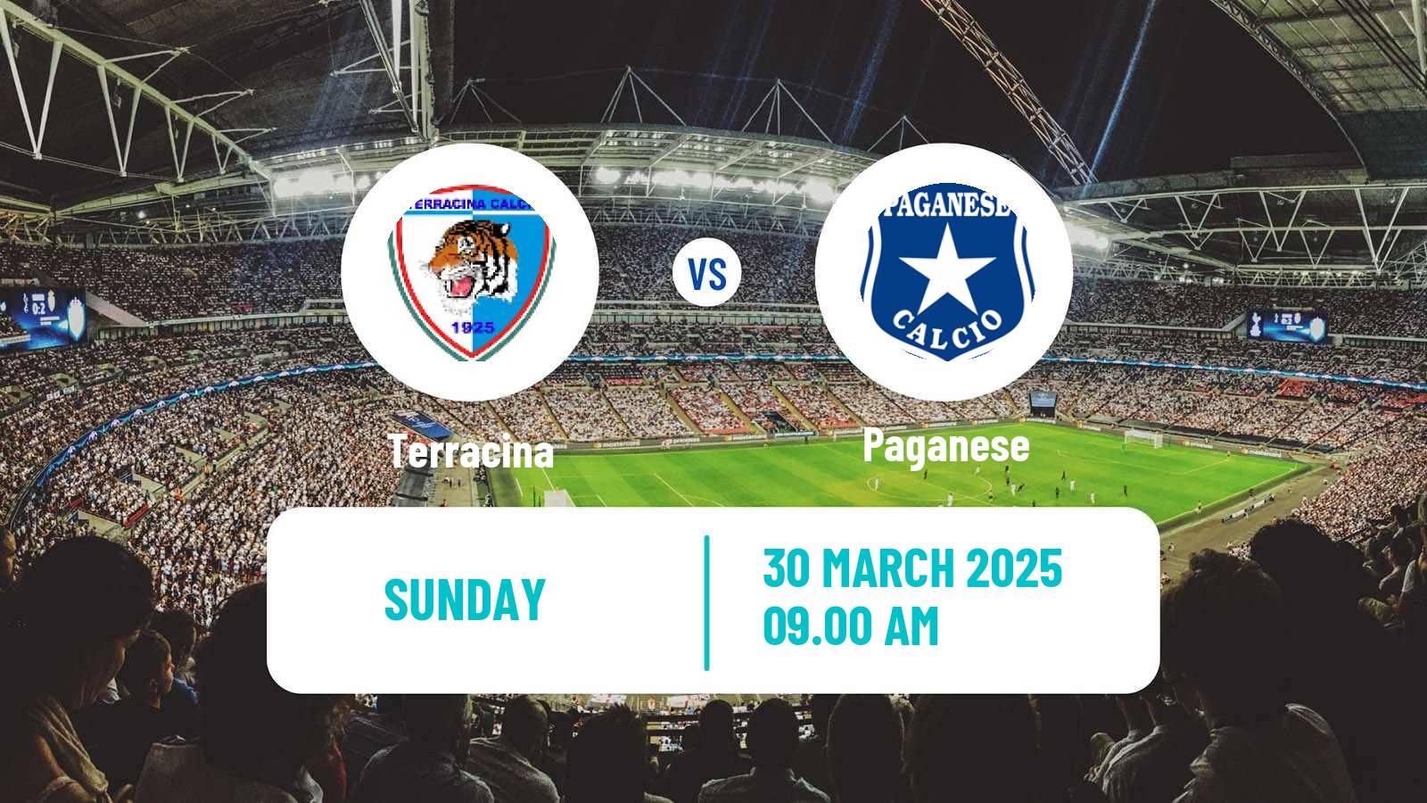 Soccer Italian Serie D - Group G Terracina - Paganese