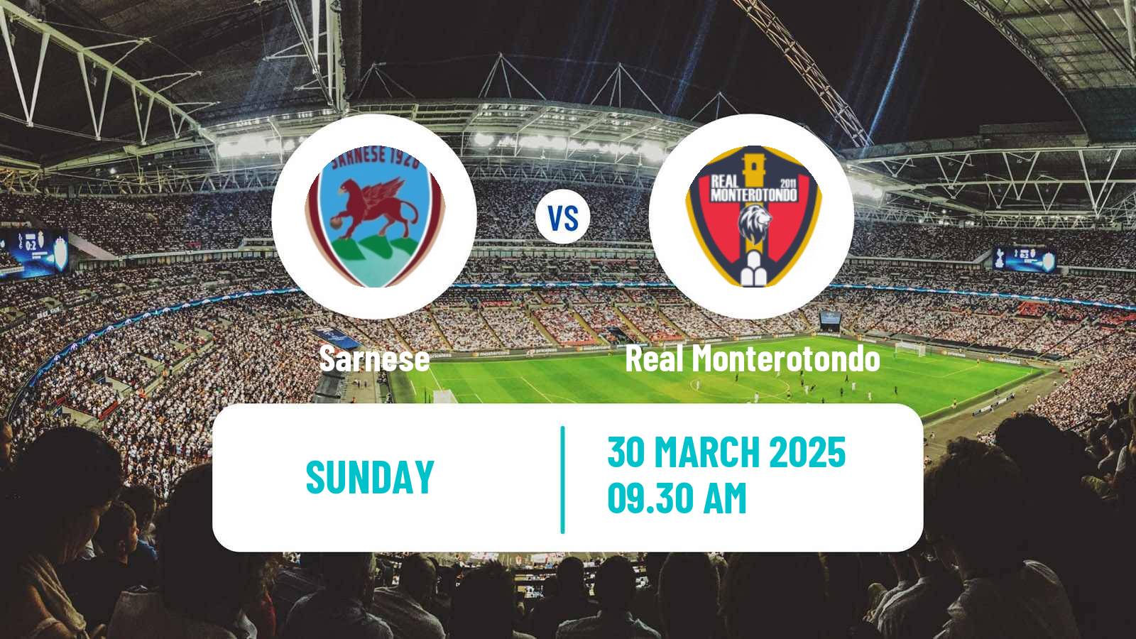 Soccer Italian Serie D - Group G Sarnese - Real Monterotondo