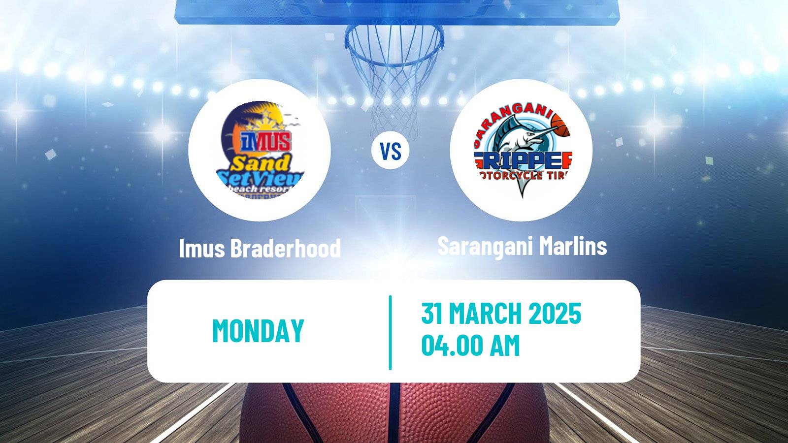 Basketball Philippines MBPL  Imus Braderhood - Sarangani Marlins