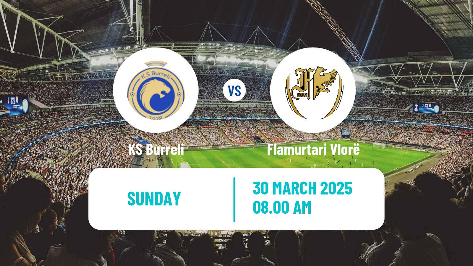 Soccer Albanian First Division Burreli - Flamurtari Vlorë
