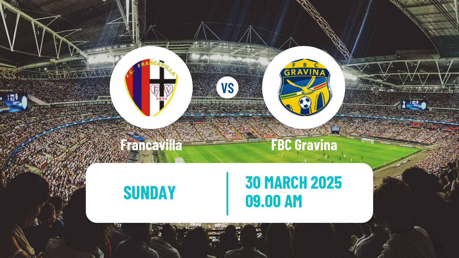 Soccer Italian Serie D - Group H Francavilla - Gravina