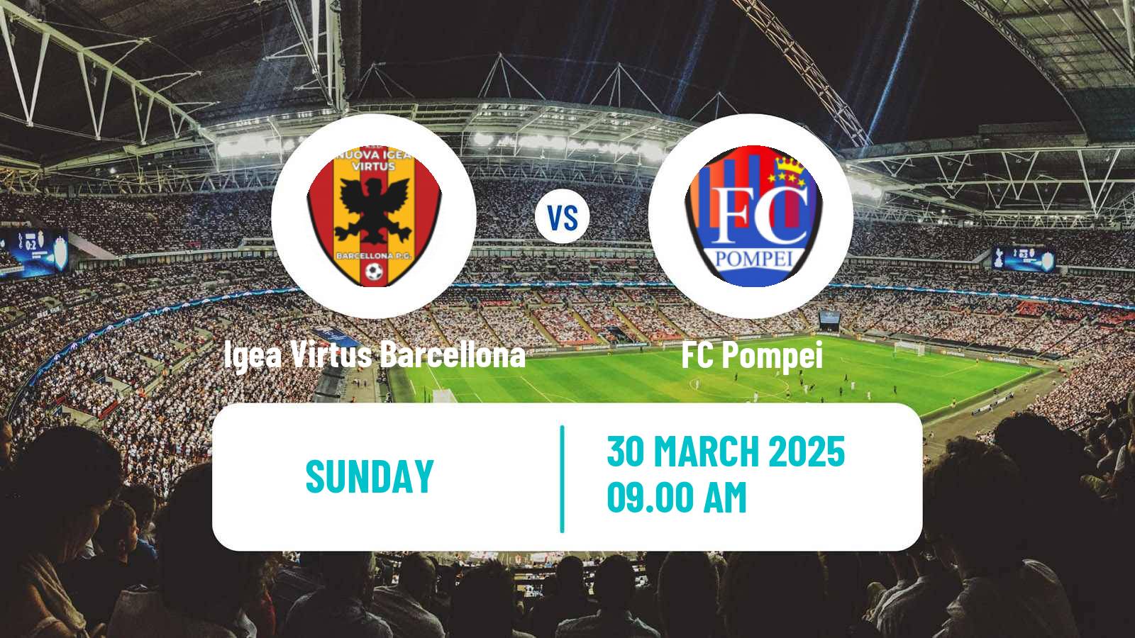 Soccer Italian Serie D - Group I Igea Virtus Barcellona - Pompei
