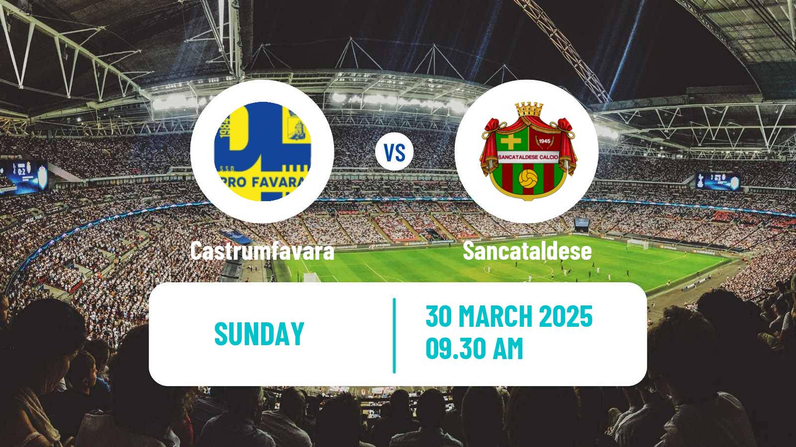 Soccer Italian Serie D - Group I Castrumfavara - Sancataldese