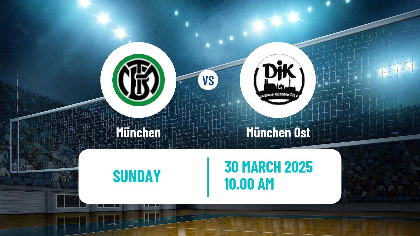 Volleyball German 2 Bundesliga South Volleyball Women München - München Ost