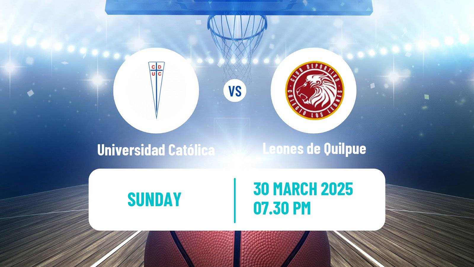 Basketball Chilean LNB Universidad Católica - Leones de Quilpue