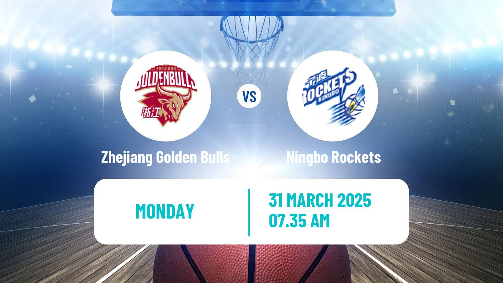 Basketball CBA Zhejiang Golden Bulls - Ningbo Rockets