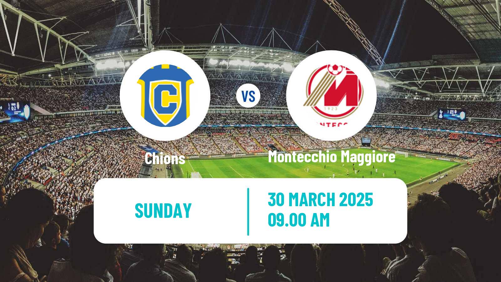 Soccer Italian Serie D - Group C Chions - Montecchio Maggiore