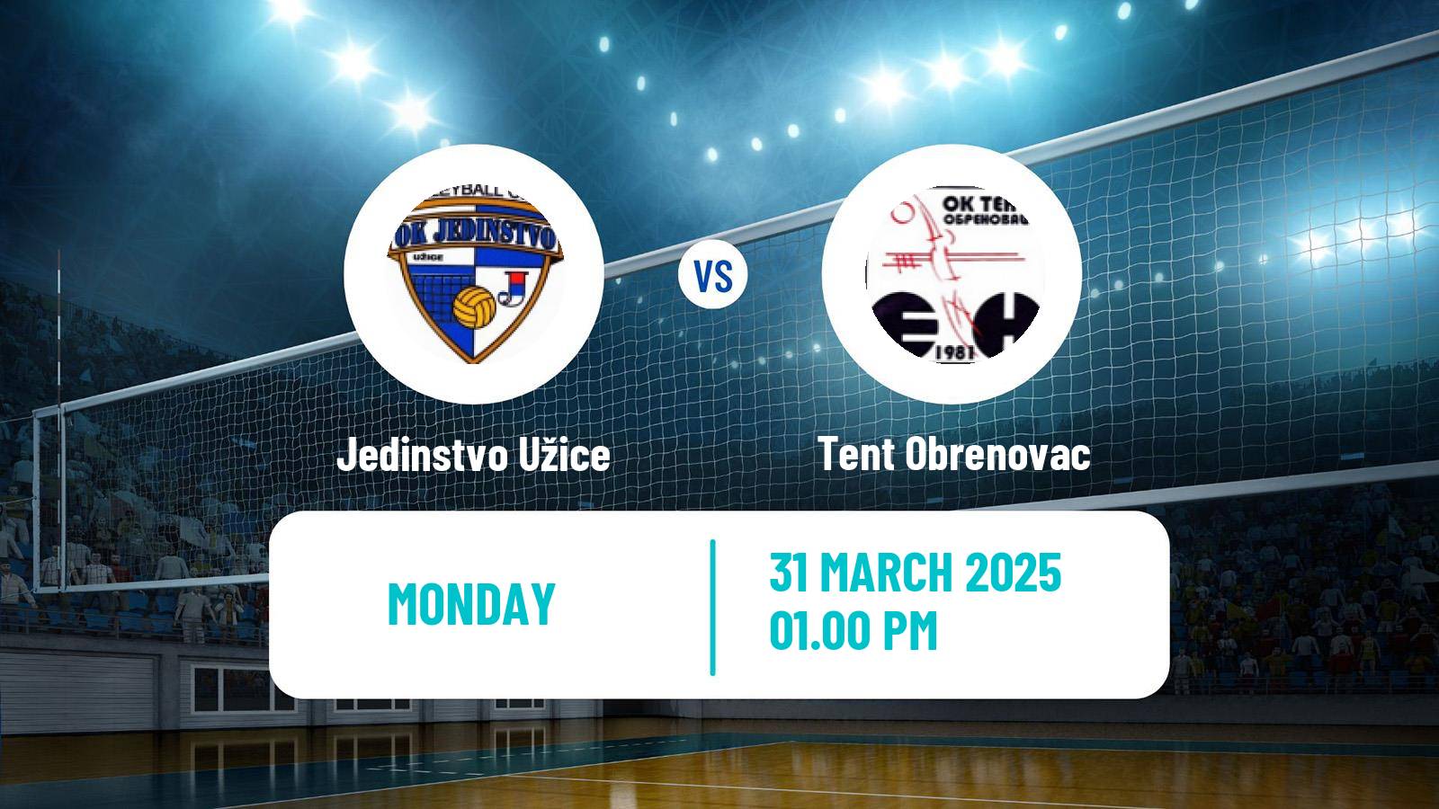 Volleyball Serbian Liga Volleyball Women Jedinstvo Užice - Tent Obrenovac