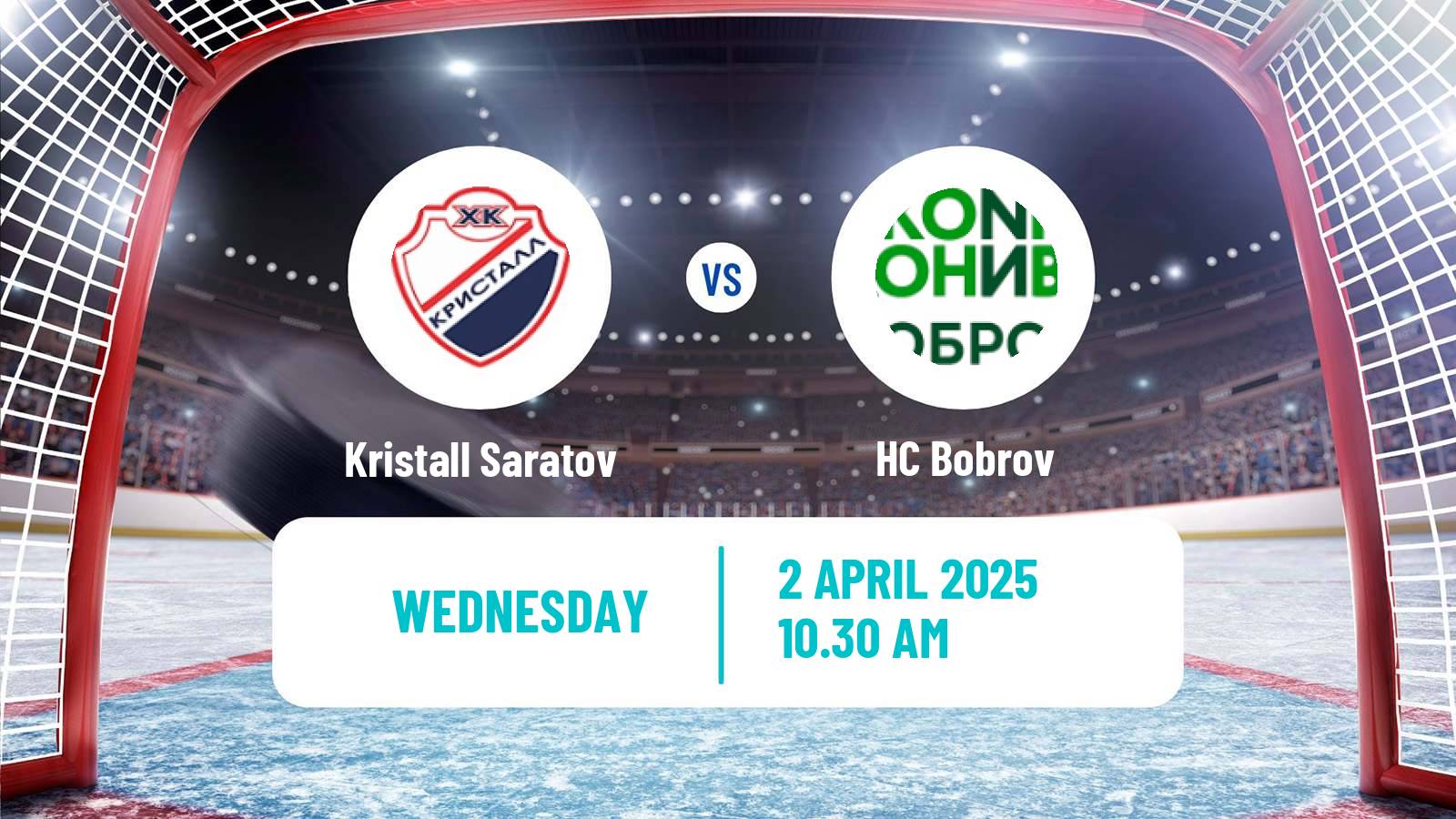 Hockey NMHL Kristall Saratov - Bobrov