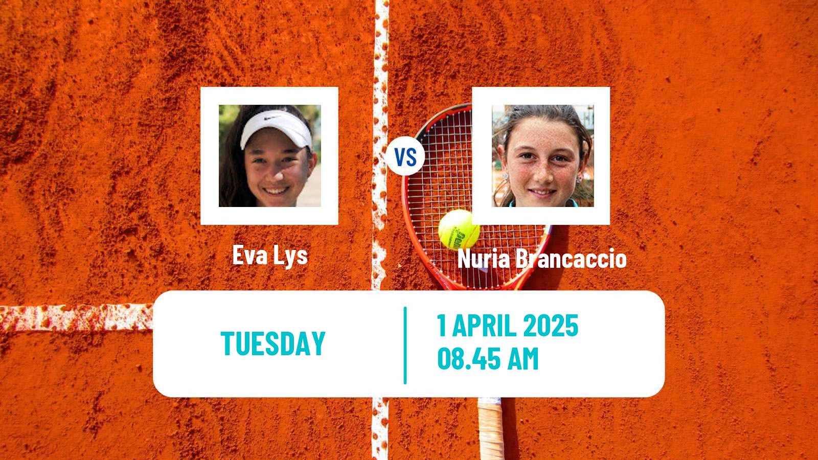 Tennis La Bisbal D Emporda Challenger Women Eva Lys - Nuria Brancaccio