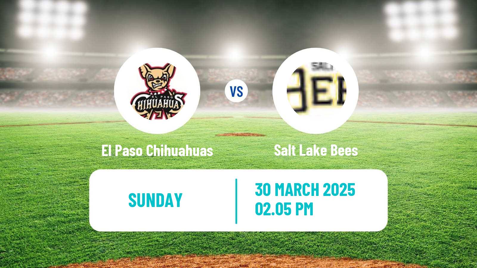 Baseball PCL El Paso Chihuahuas - Salt Lake Bees