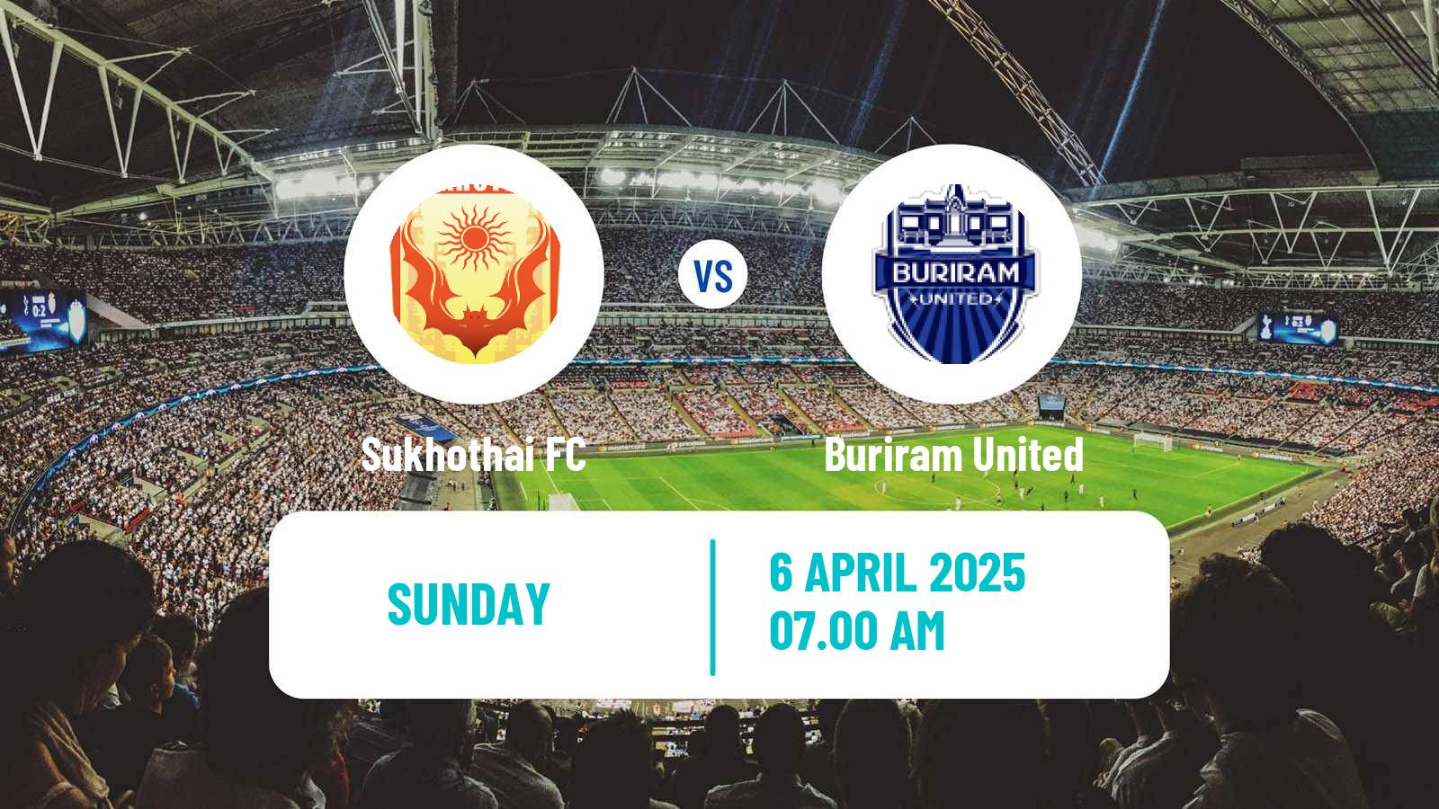Soccer Thai League 1 Sukhothai - Buriram United