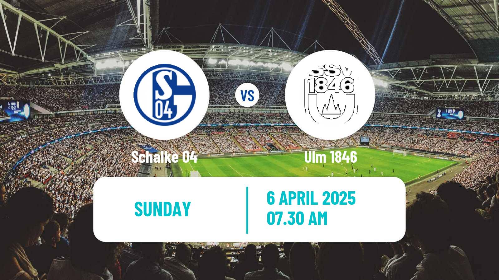 Soccer German 2 Bundesliga Schalke 04 - Ulm 1846