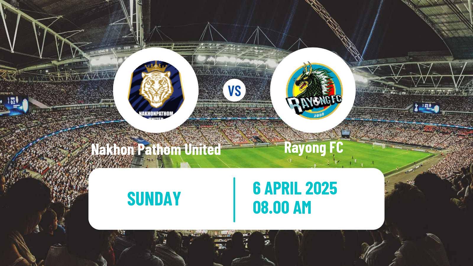 Soccer Thai League 1 Nakhon Pathom United - Rayong FC