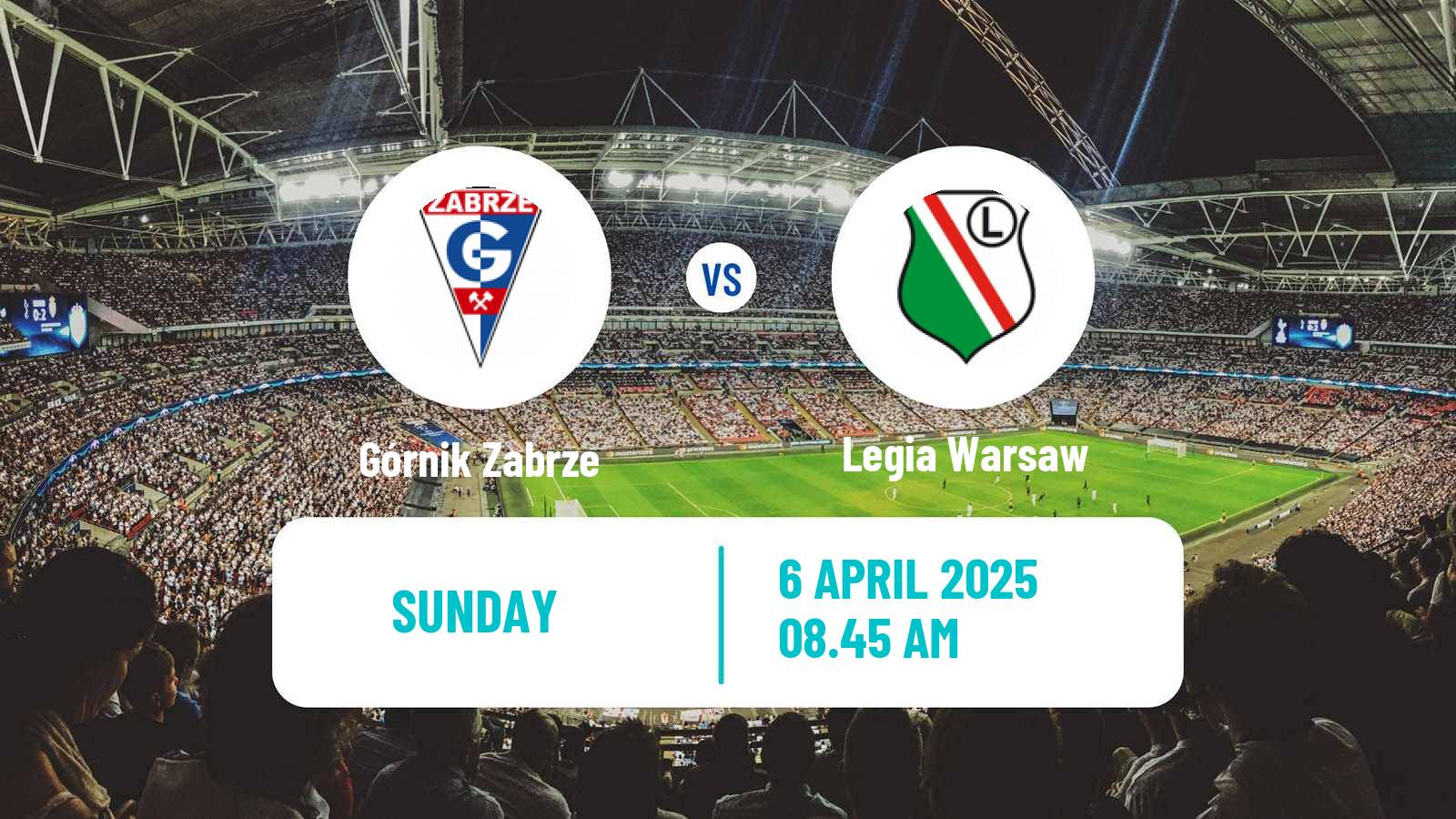 Soccer Polish Ekstraklasa Górnik Zabrze - Legia Warsaw