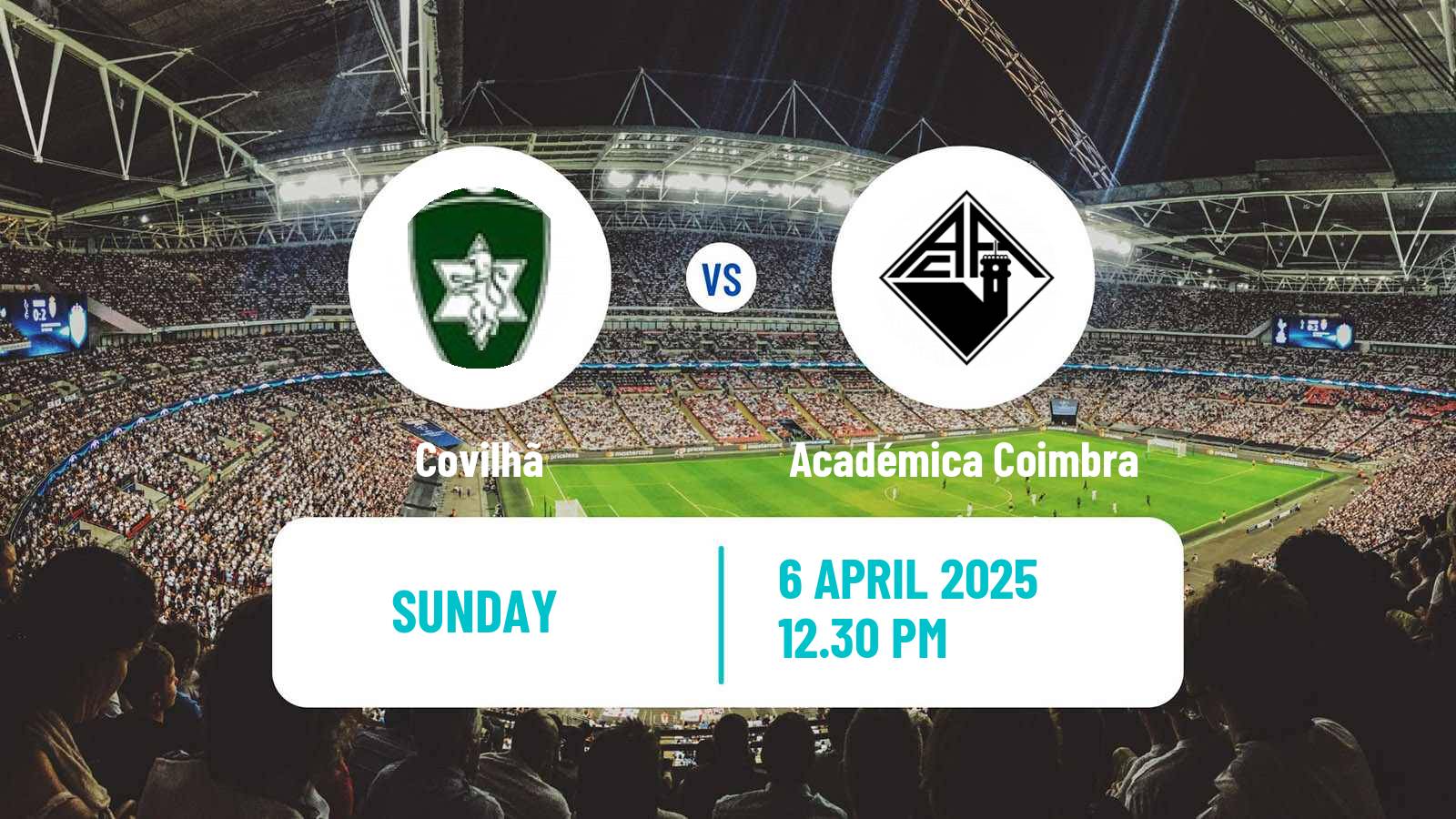 Soccer Portuguese Liga 3 Covilhã - Académica Coimbra