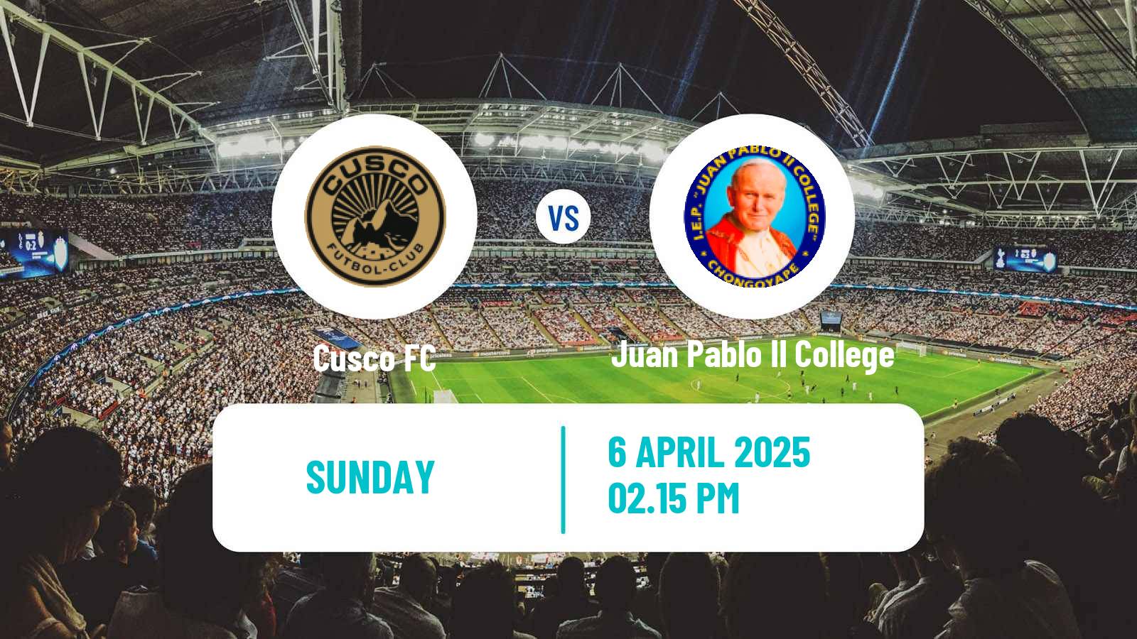 Soccer Peruvian Liga 1 Cusco - Juan Pablo II College