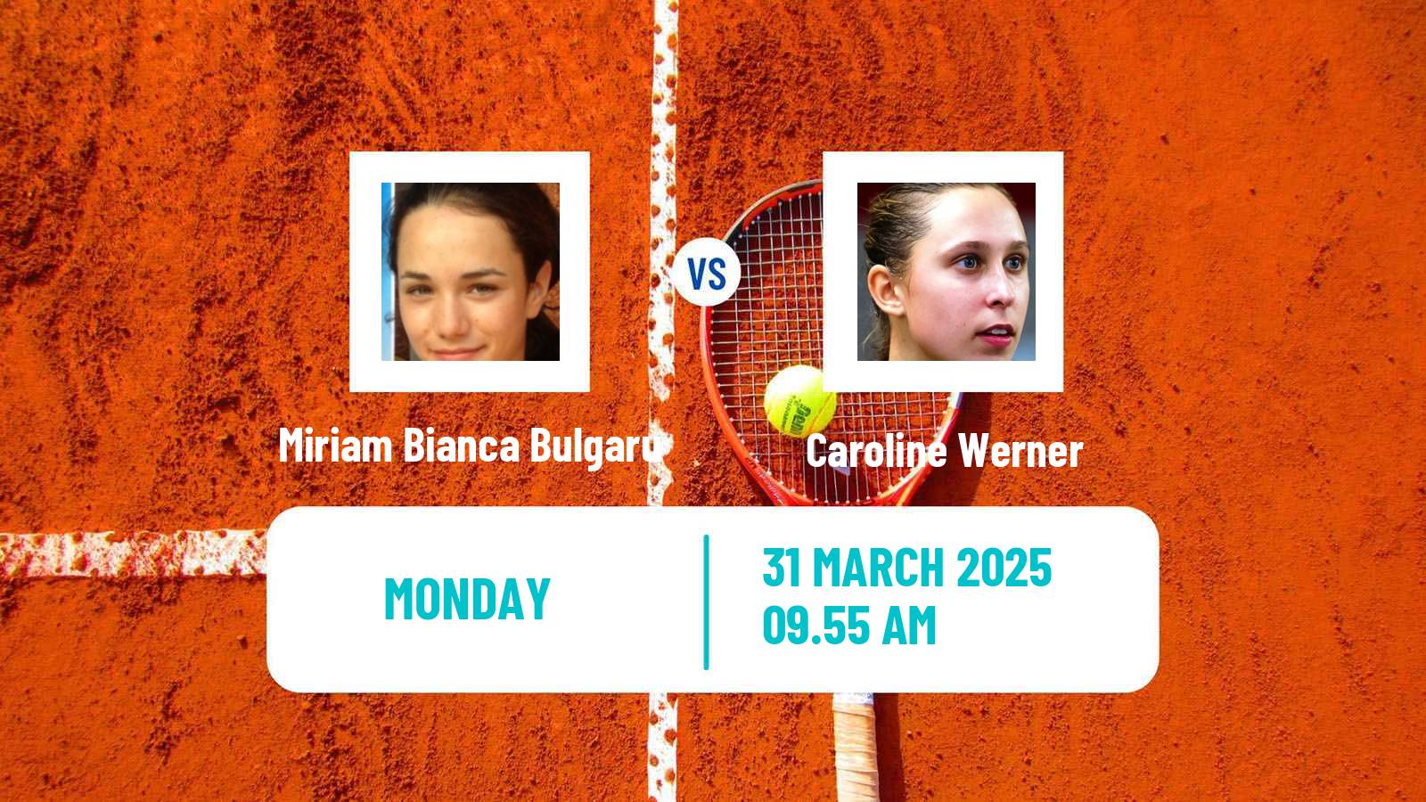Tennis La Bisbal D Emporda Challenger Women Miriam Bianca Bulgaru - Caroline Werner