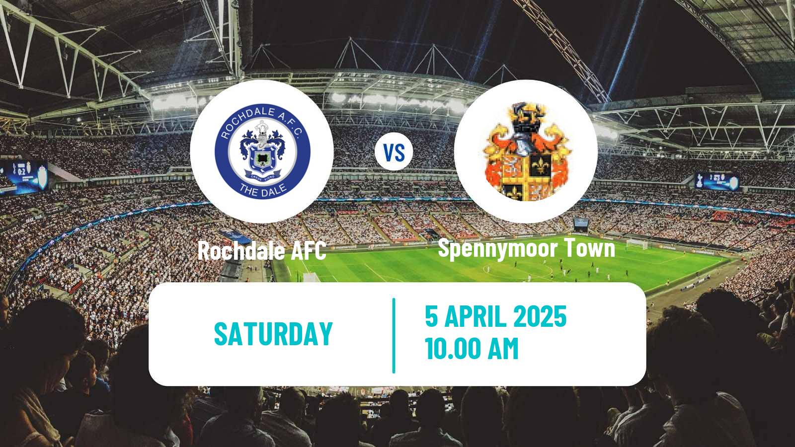 Soccer English FA Trophy Rochdale - Spennymoor Town