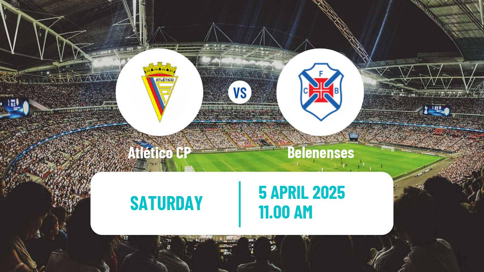Soccer Portuguese Liga 3 Atlético CP - Belenenses