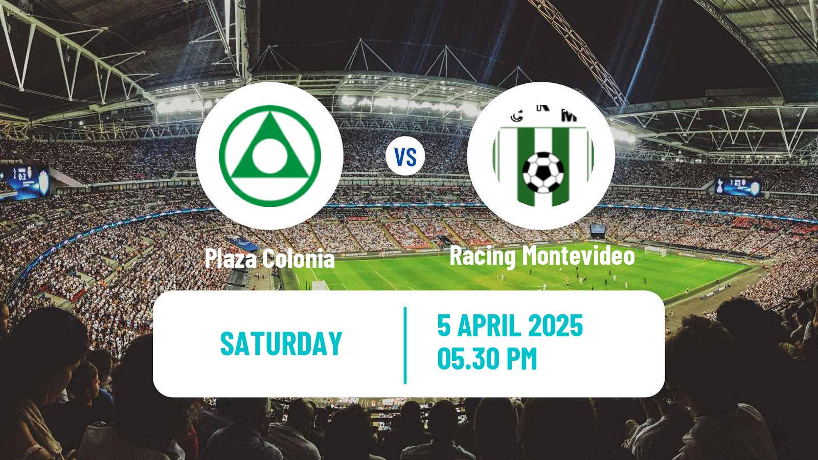 Soccer Uruguayan Primera Division Plaza Colonia - Racing Montevideo