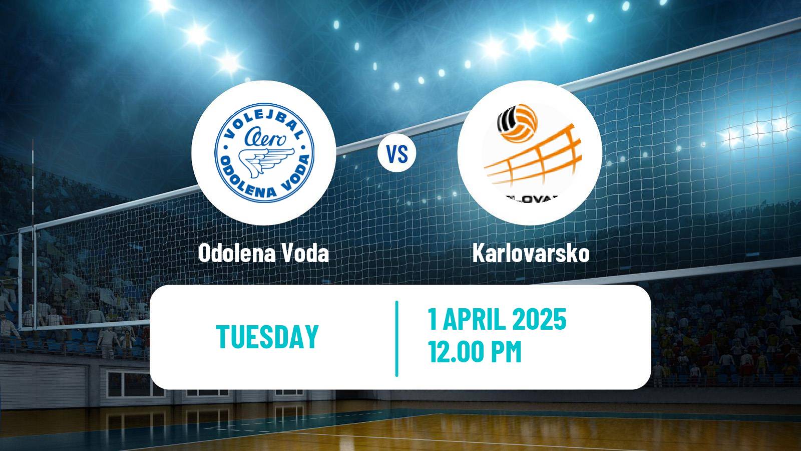 Volleyball Czech Extraliga Volleyball Odolena Voda - Karlovarsko