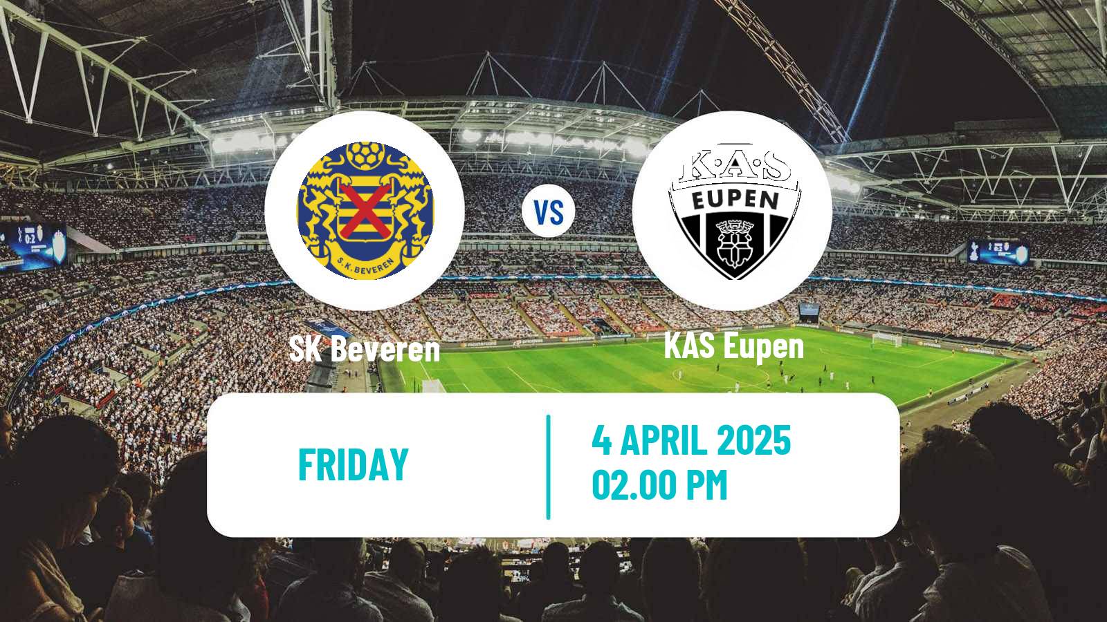 Soccer Belgian Сhallenger Pro League Beveren - Eupen