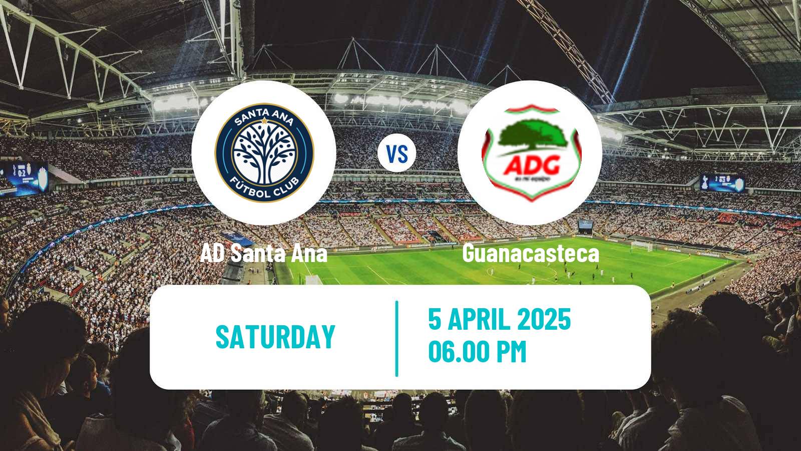 Soccer Costa Rican Primera Division Santa Ana - Guanacasteca