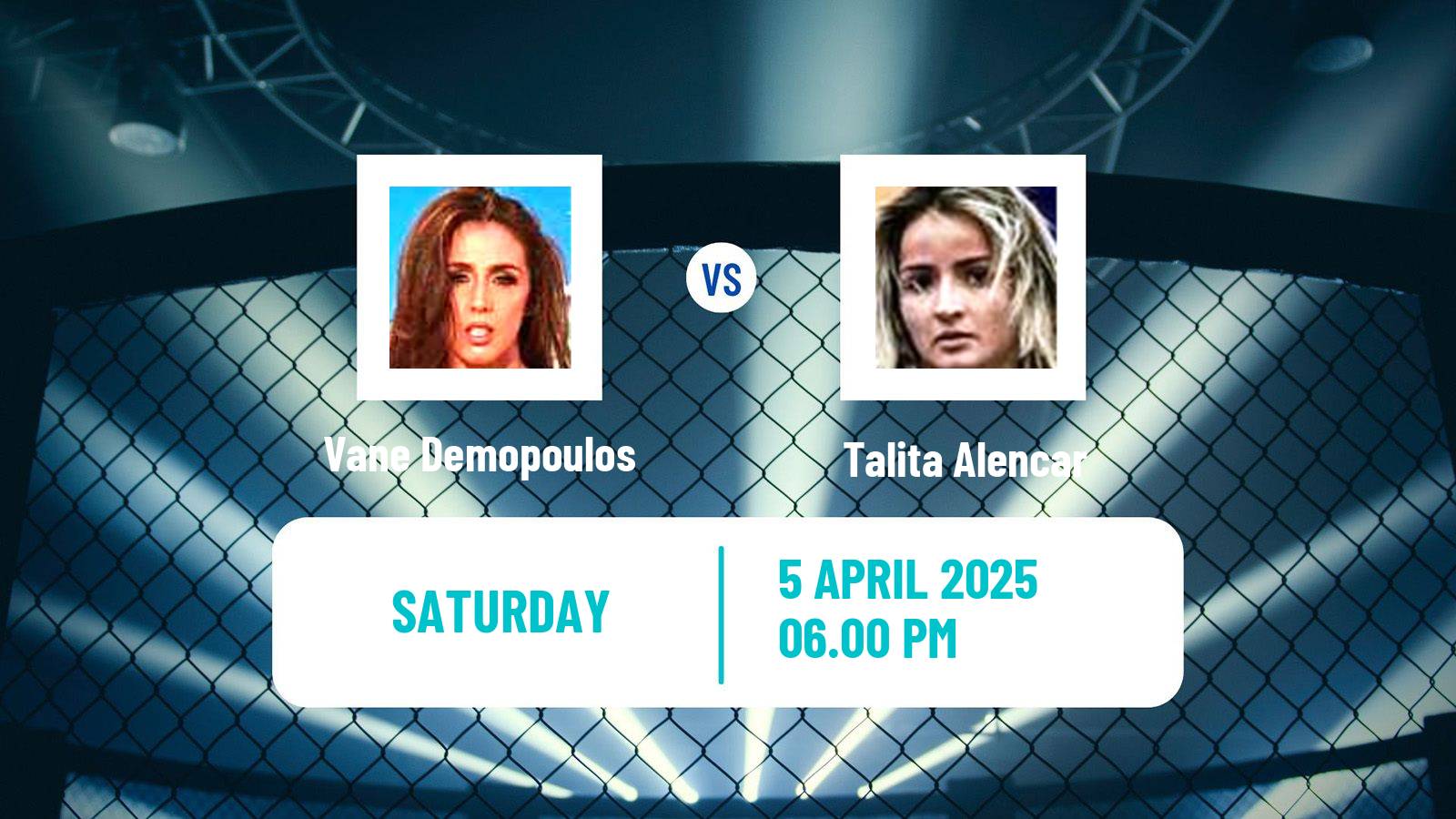 MMA Strawweight UFC Women Vane Demopoulos - Talita Alencar