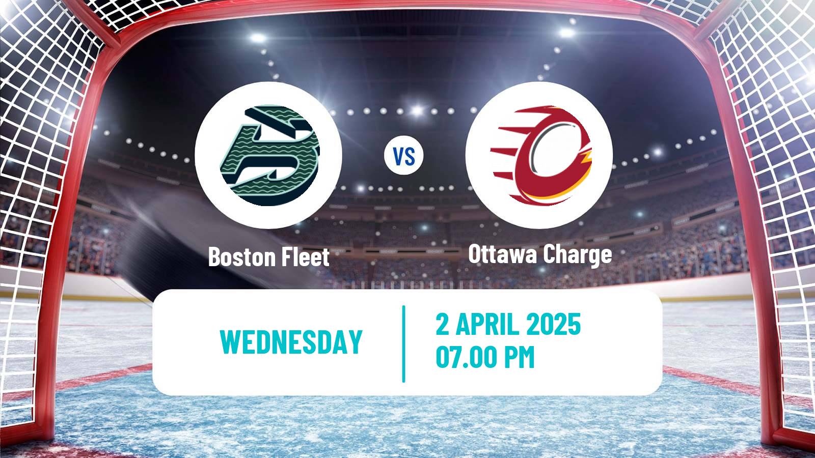 Hockey PWHL Women Boston Fleet - Ottawa Charge
