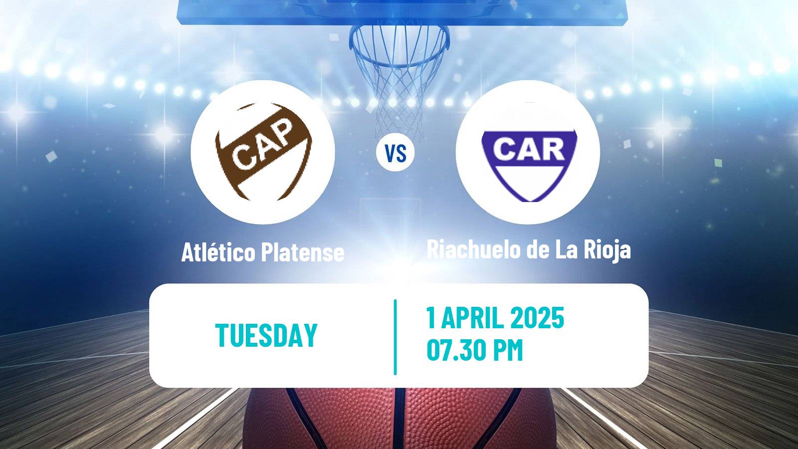 Basketball Argentinian LNB Atlético Platense - Riachuelo de La Rioja