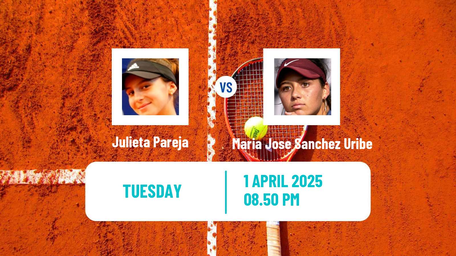 Tennis WTA Bogota Julieta Pareja - Maria Jose Sanchez Uribe
