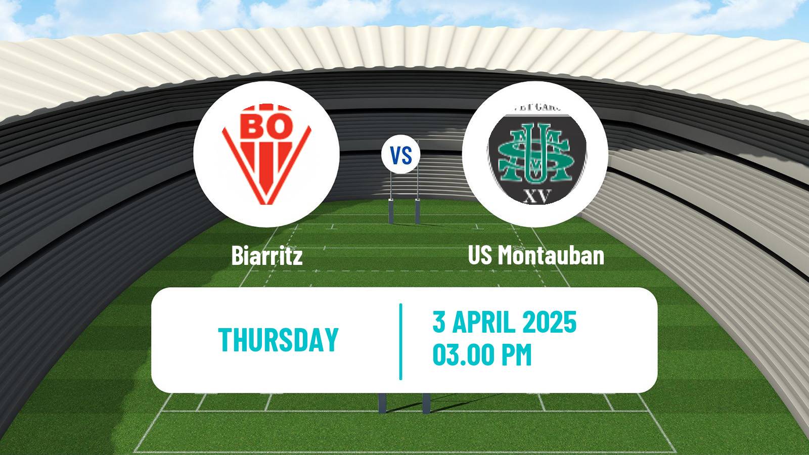 Rugby union French Pro D2 Biarritz - Montauban