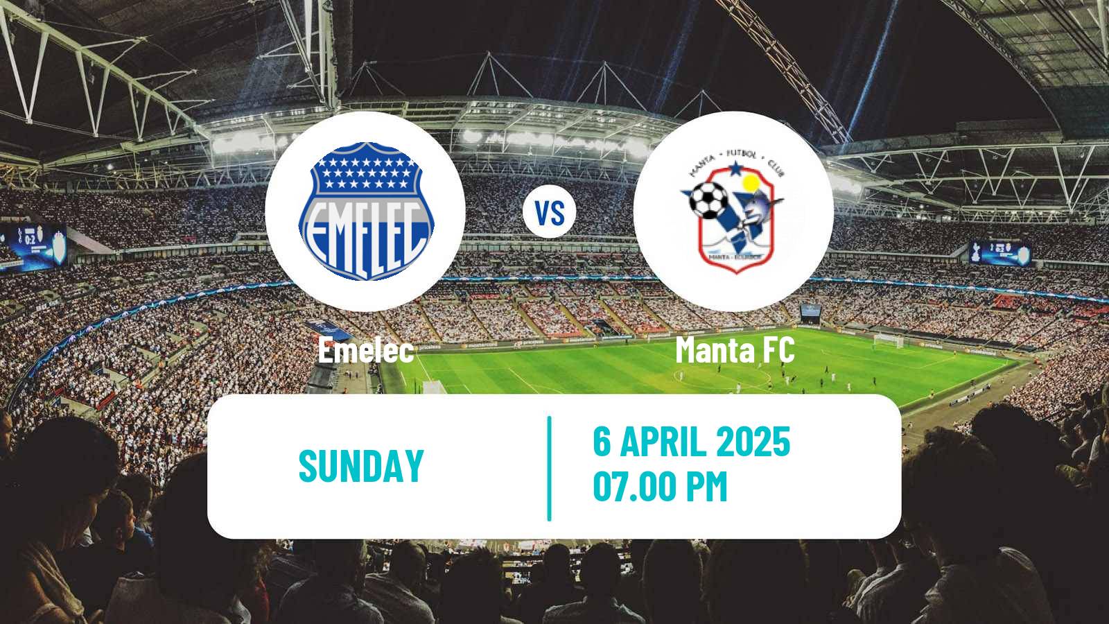 Soccer Ecuadorian Liga Pro Emelec - Manta
