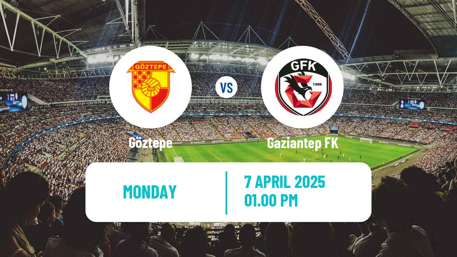 Soccer Turkish Super League Göztepe - Gaziantep