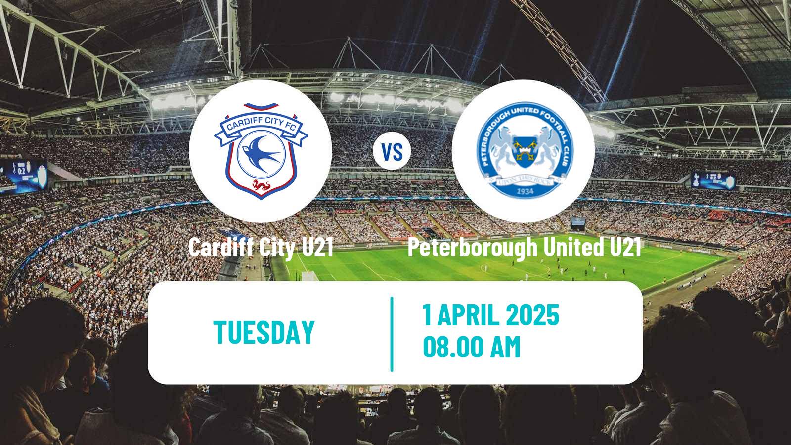 Soccer English Professional Development League Cardiff City U21 - Peterborough United U21
