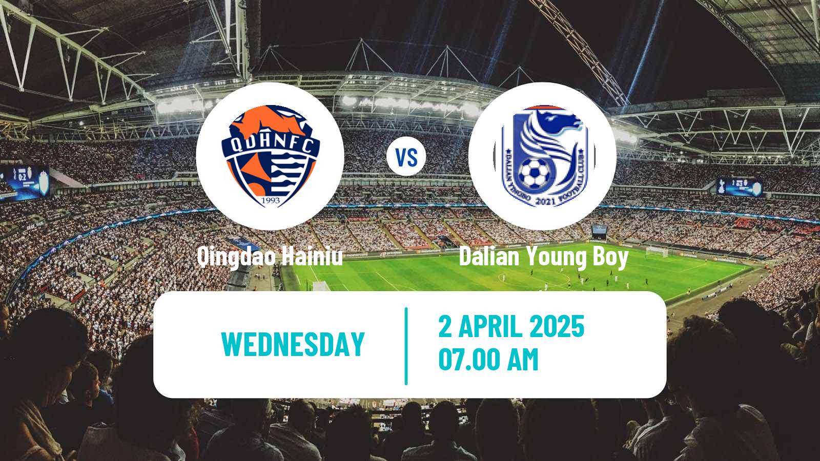 Soccer Chinese Super League Qingdao Hainiu - Dalian Young Boy