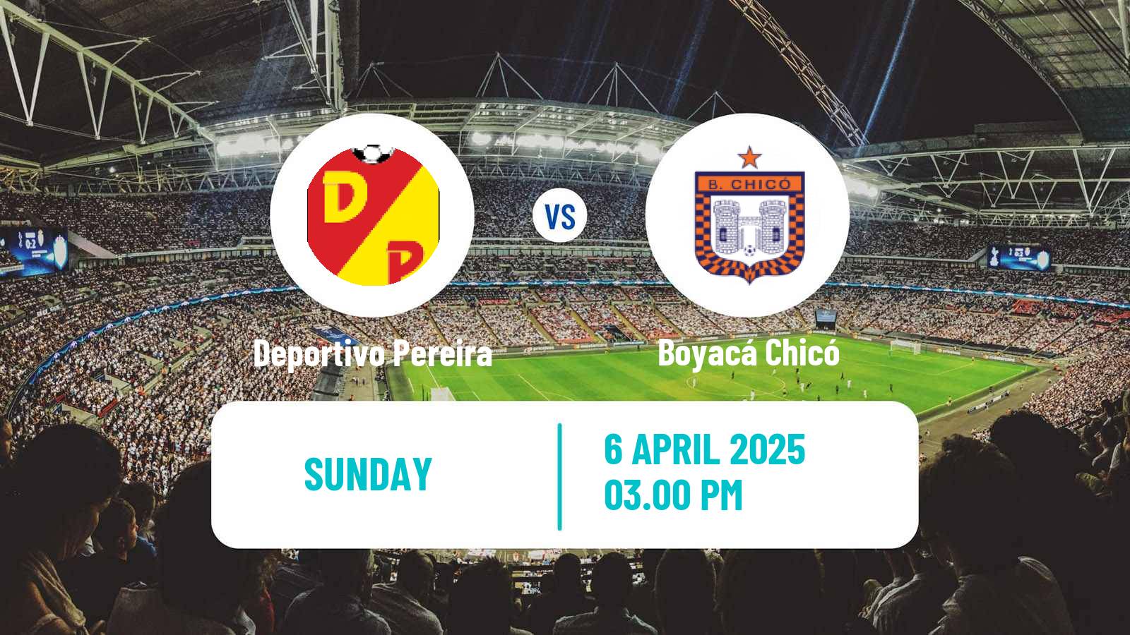 Soccer Colombian Primera A Deportivo Pereira - Boyacá Chicó