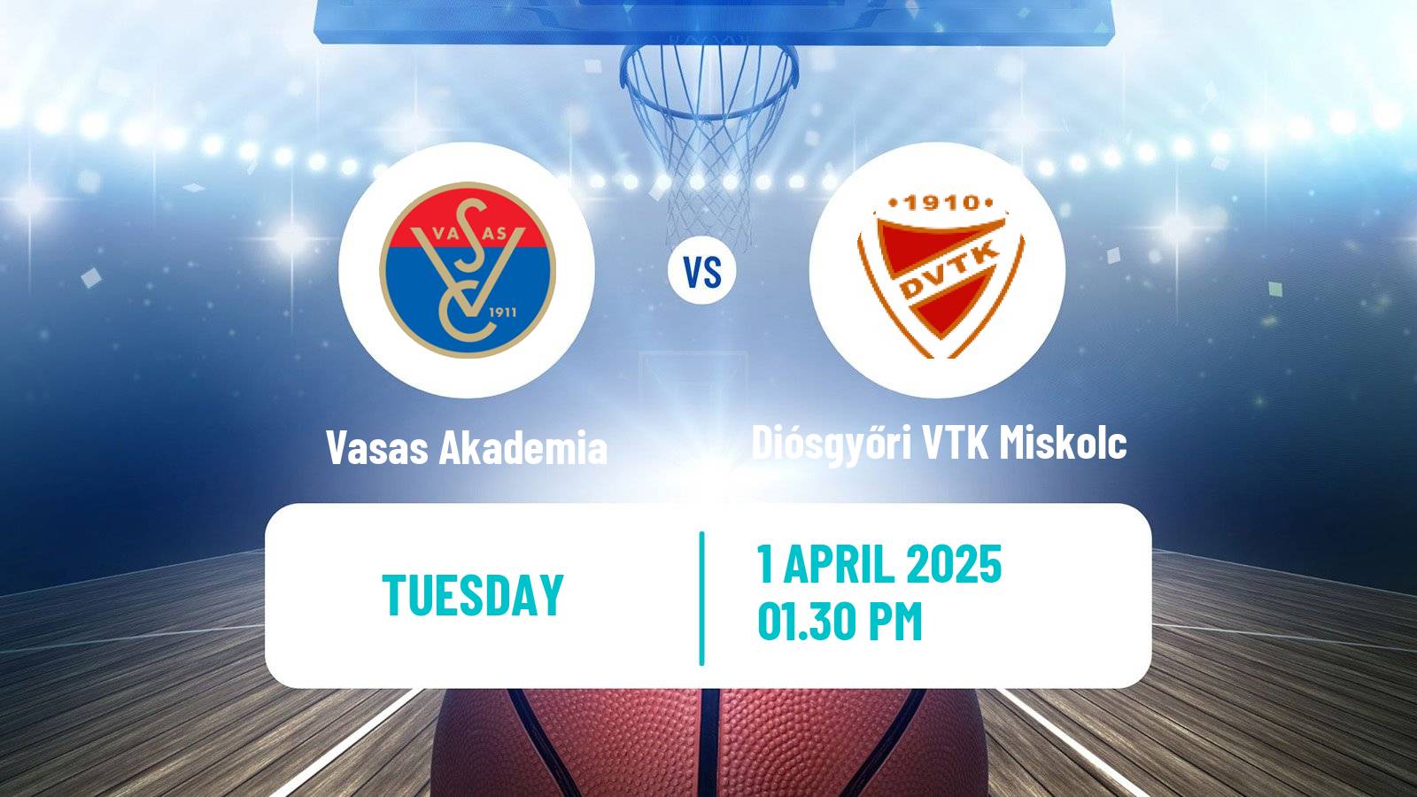 Basketball Hungarian NB I Basketball Women Vasas Akademia - Diósgyőri VTK Miskolc