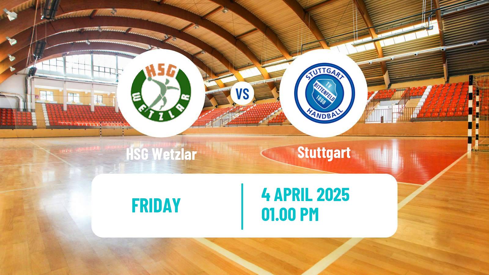 Handball German Bundesliga Handball HSG Wetzlar - Stuttgart