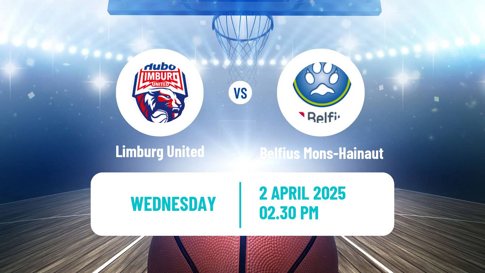Basketball BNXT League Limburg United - Belfius Mons-Hainaut
