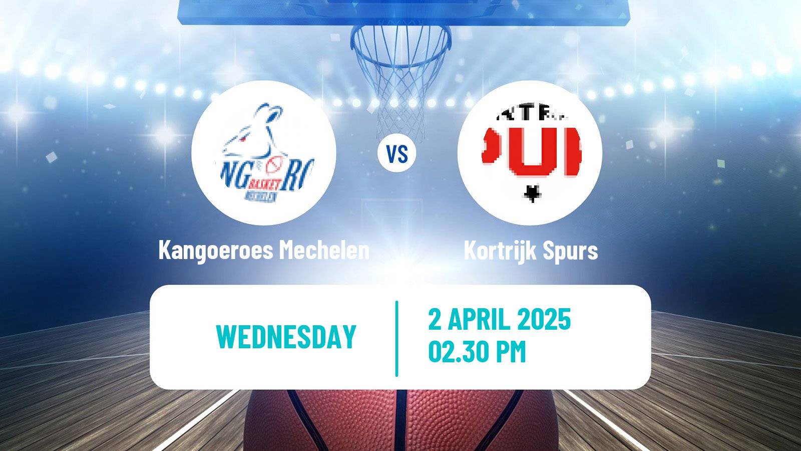 Basketball BNXT League Kangoeroes Mechelen - Kortrijk Spurs