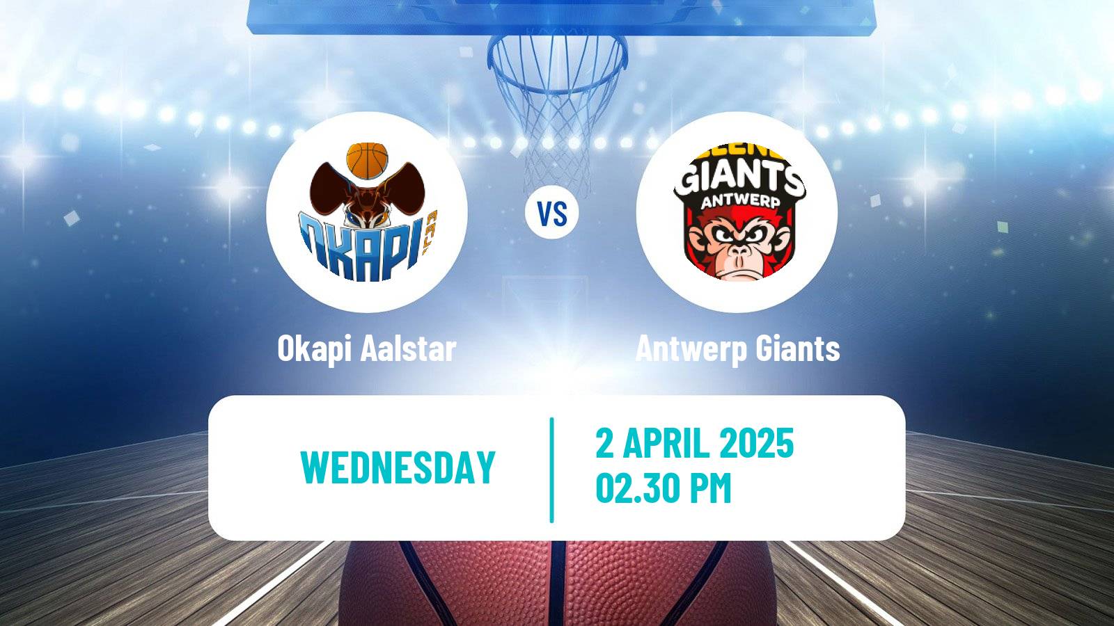 Basketball BNXT League Okapi Aalstar - Antwerp Giants