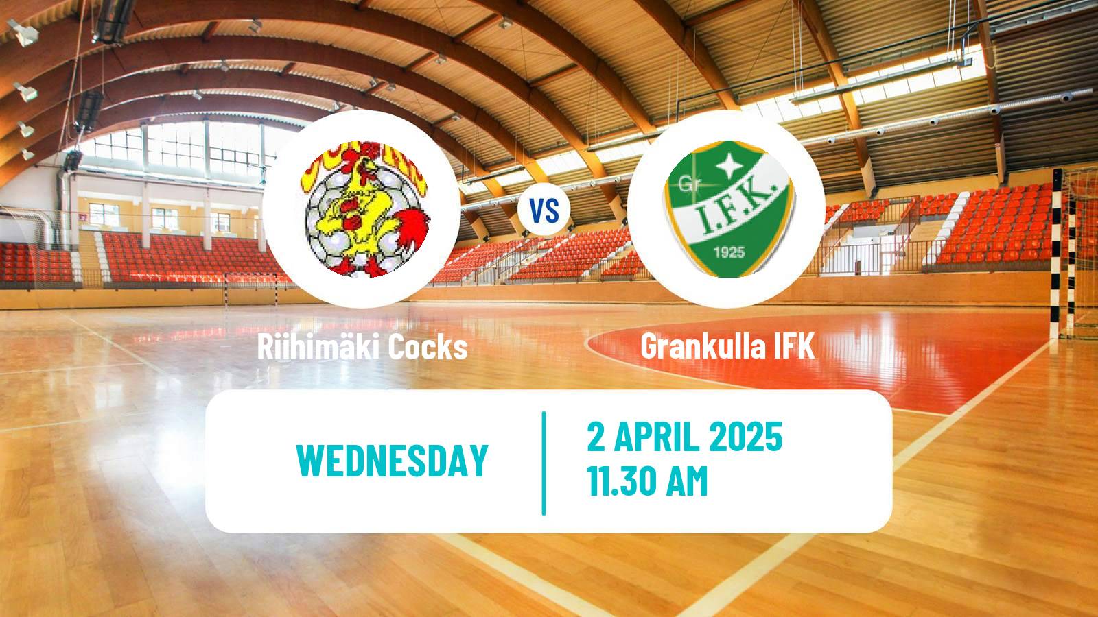 Handball Finnish SM-sarja Handball Riihimäki Cocks - Grankulla IFK