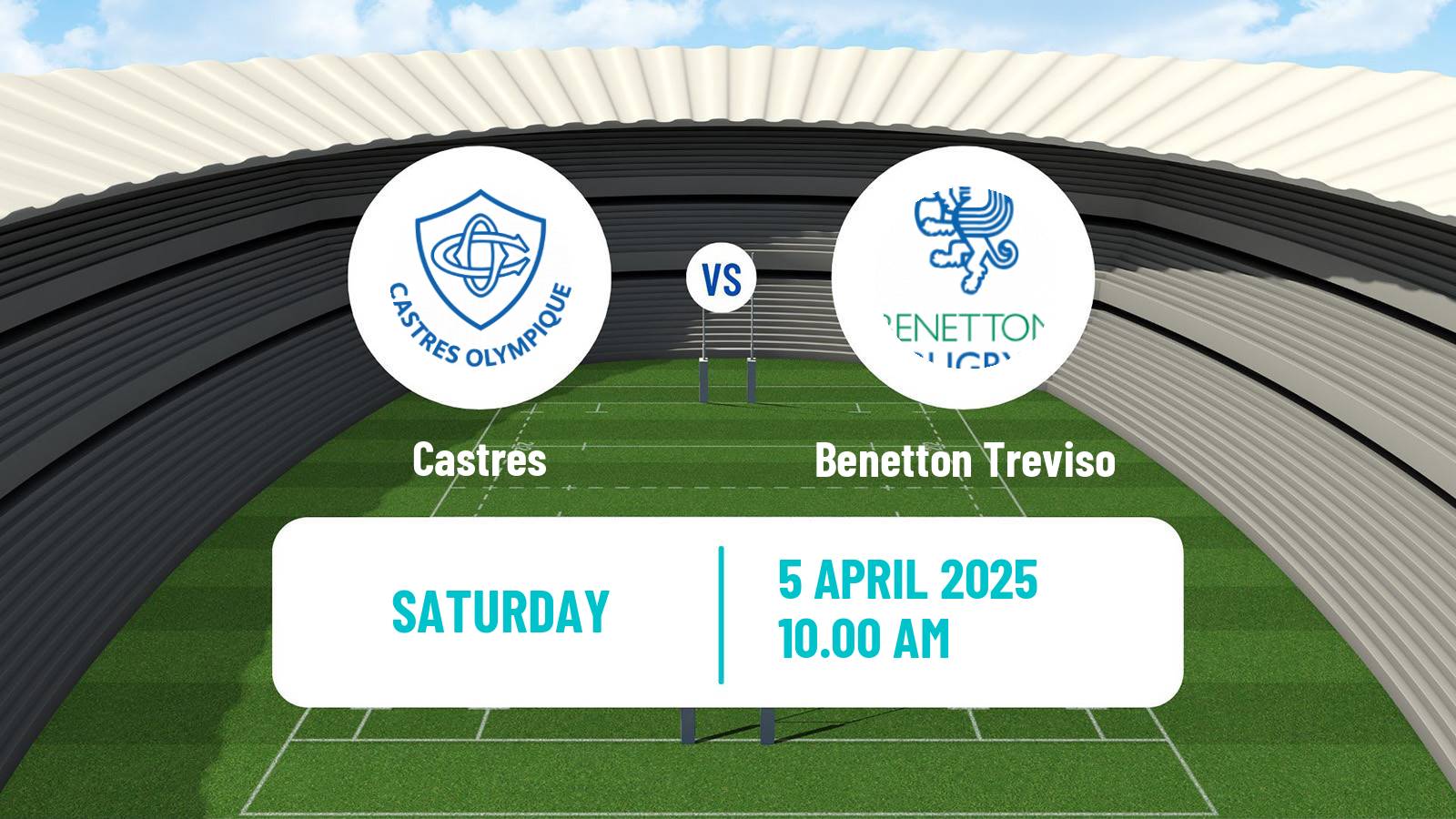 Rugby union European Rugby Champions Cup Castres - Benetton Treviso