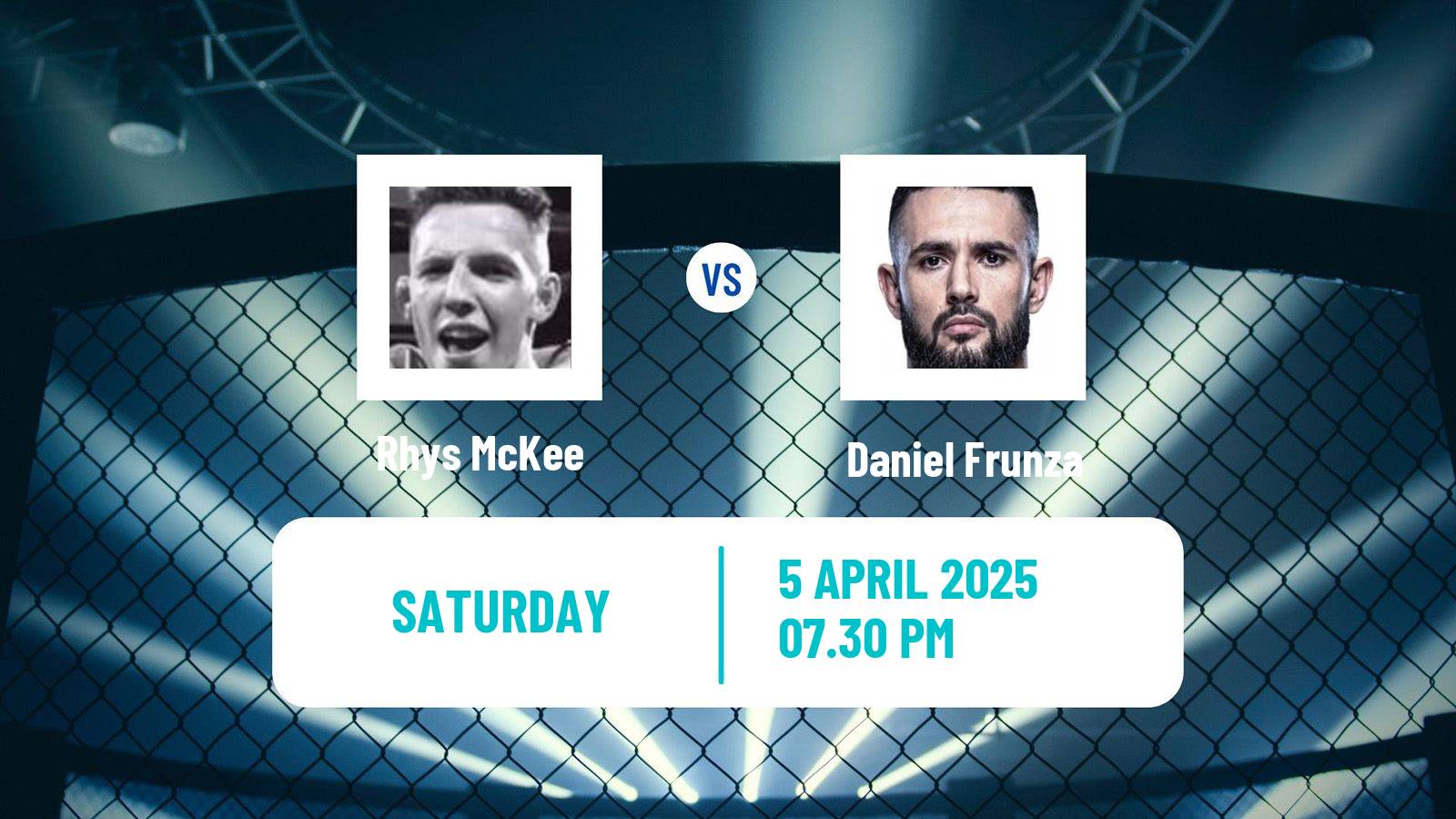 MMA Welterweight UFC Men Rhys McKee - Daniel Frunza