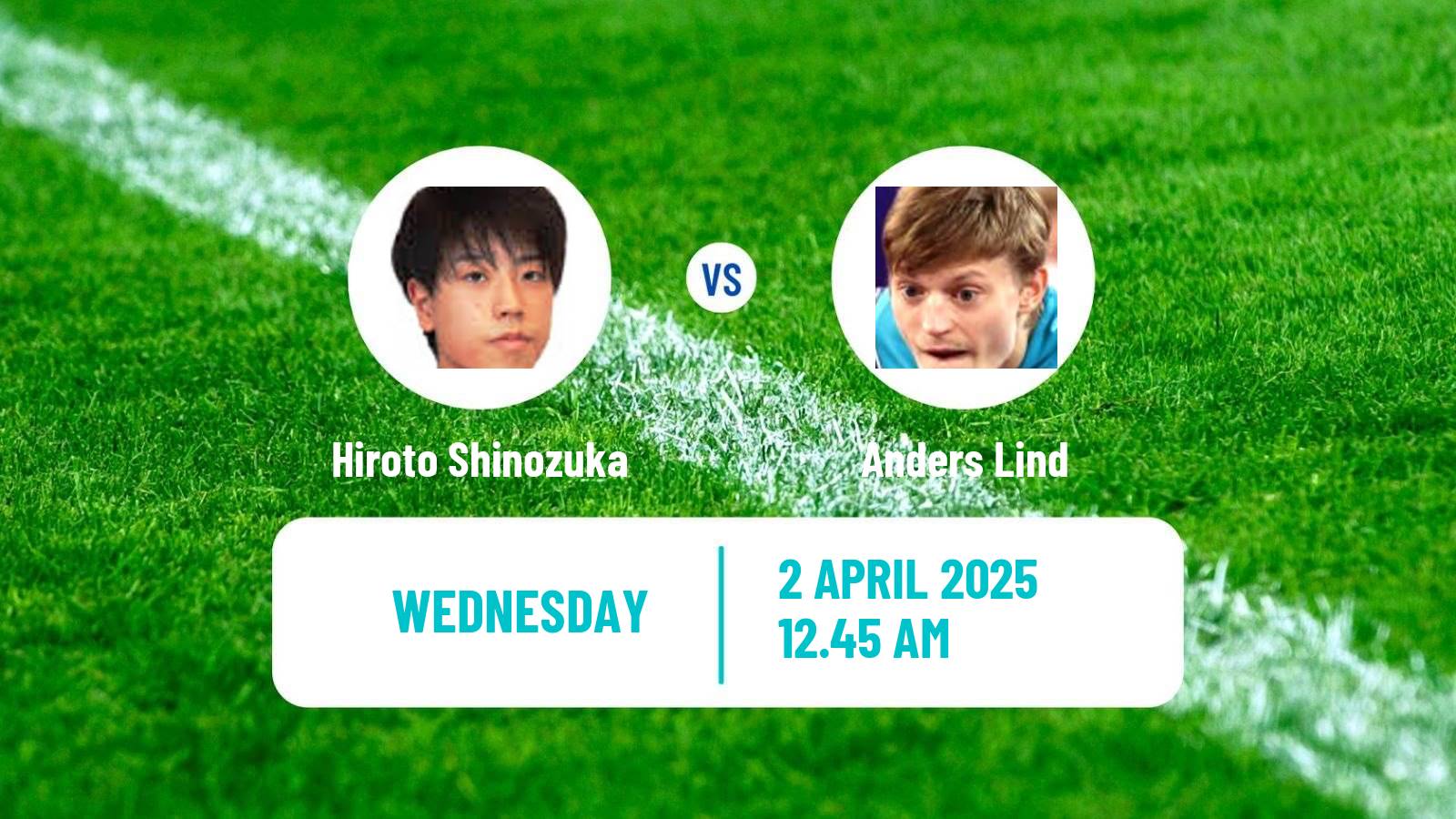 Table tennis Wtt Champions Incheon Men Hiroto Shinozuka - Anders Lind