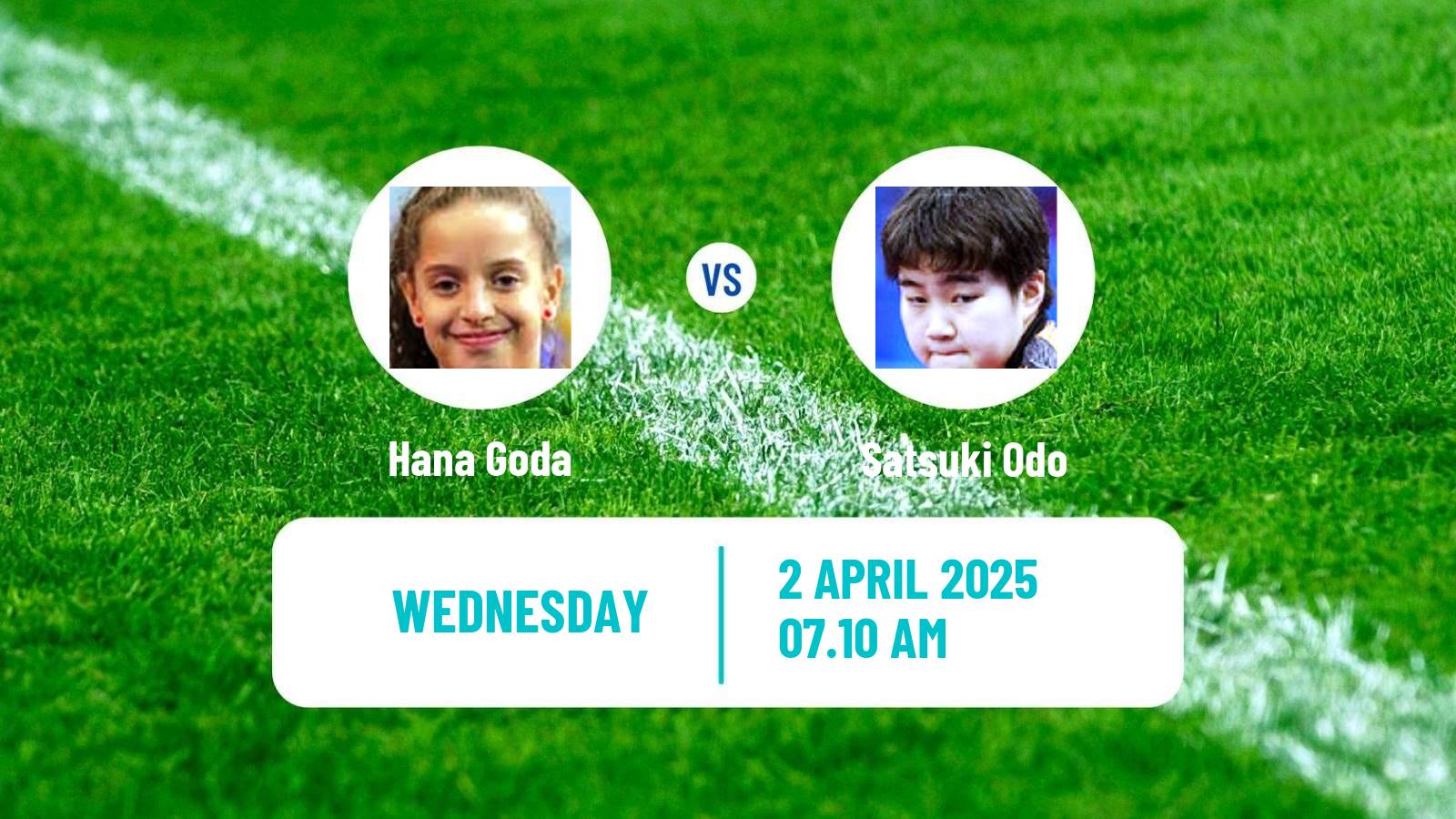 Table tennis Wtt Champions Incheon Women Hana Goda - Satsuki Odo