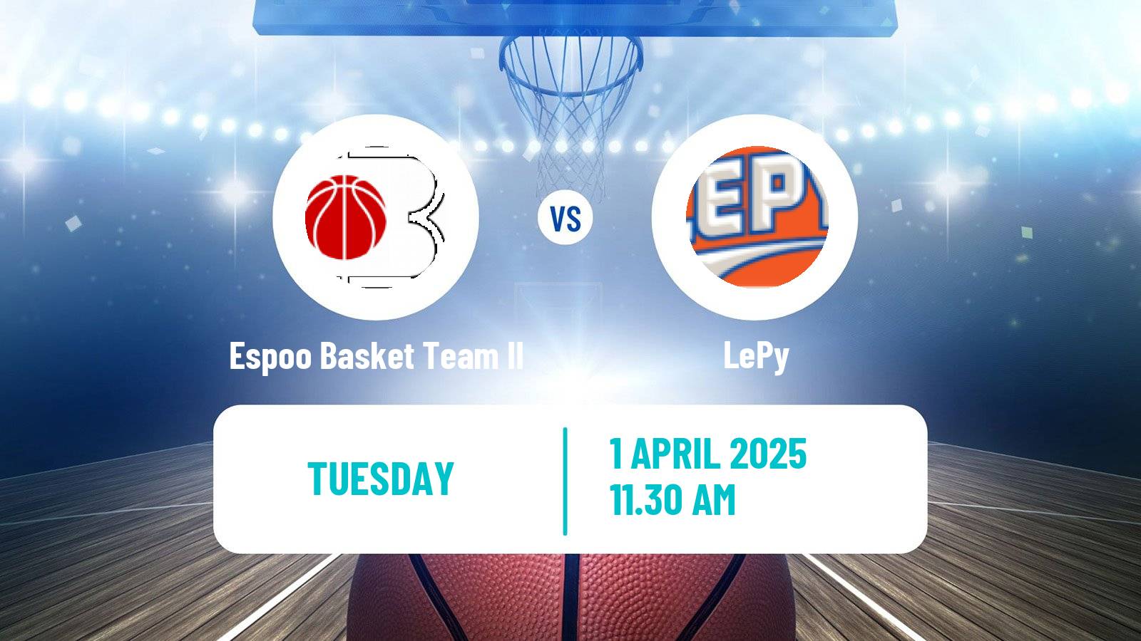 Basketball Finnish I Divisioona Basketball Women Espoo Basket Team II - LePy